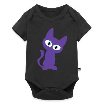 Lula Cat Design for the Kitten Fan - Baby Premium short-sleeve bodysuit - black - Front