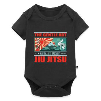 cool Jiu Jitsu - Japon Design - Body à manches courtes Premium Bébé - noir - Devant