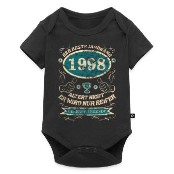 1998 Le meilleur design vintage - Body à manches courtes Premium Bébé - noir - Devant