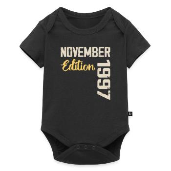 Born in November 1997 - Edition 1997 - Baby Premium short-sleeve bodysuit - black - Front
