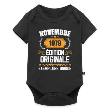 Cadeau D'anniversaire En Novembre 1979 - 1979 - Body à manches courtes Premium Bébé - noir - Devant