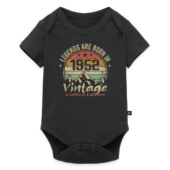 The legends were born in 1952 - 1952 - Baby Premium short-sleeve bodysuit - black - Front