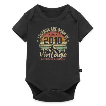 Les Légendes Sont Nées En 2010 - 2010 - Body à manches courtes Premium Bébé - noir - Devant