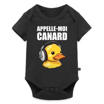 Appelle-moi Canard - Body à manches courtes Premium Bébé - noir - Devant