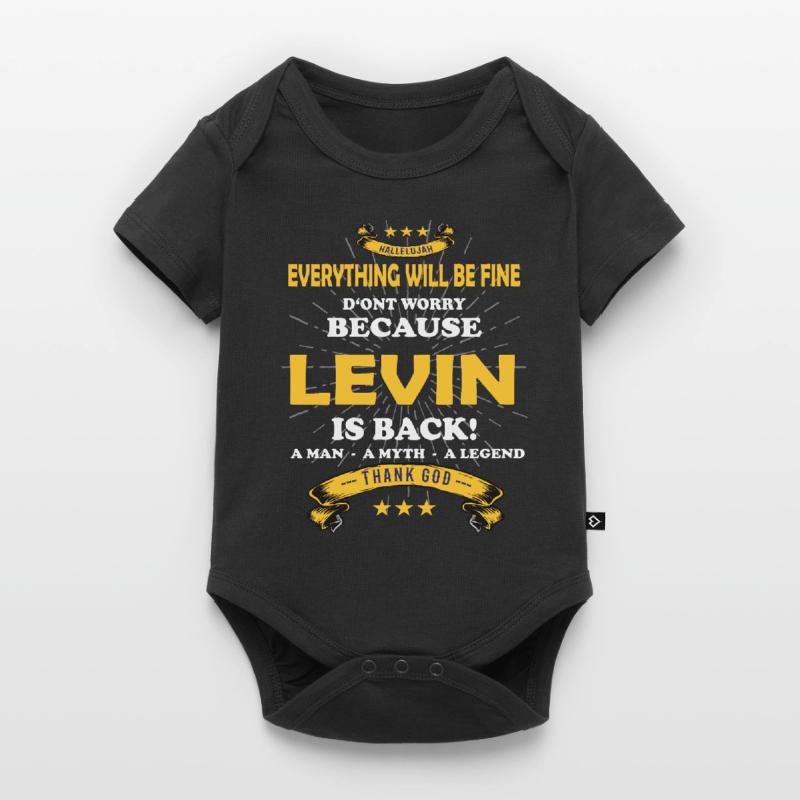 Everything will be fine Levin Is back Baby Premium short-sleeve bodysuit