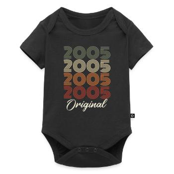2005 Original Vintage Birthday Gift 2005 - Baby Premium short-sleeve bodysuit - black - Front