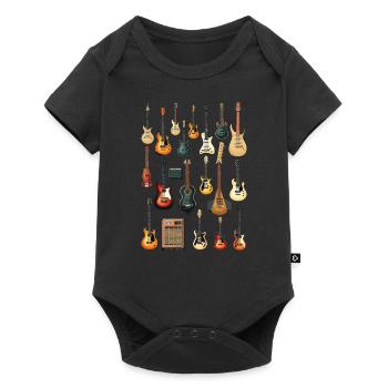Guitar Different Guitars Music Lover Funny Guitars - Body à manches courtes Premium Bébé - noir - Devant
