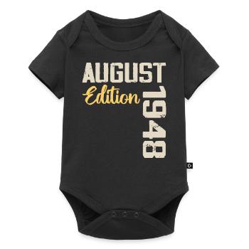 Anniversaire Août 1948 - Edition Limitée Août 1948 - Body à manches courtes Premium Bébé - noir - Devant
