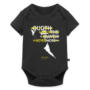 CorbeauEdgar Allan Poe, Poésie et de Dark Academia - Body à manches courtes Premium Bébé - noir - Devant