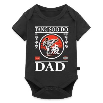 Tang-so-Do Dad Design with Karateka - Baby Premium short-sleeve bodysuit - black - Front