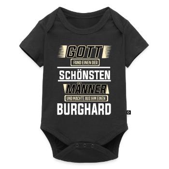 Burghard the Most Beautiful Man Shaped by God Design - Baby Premium short-sleeve bodysuit - black - Front
