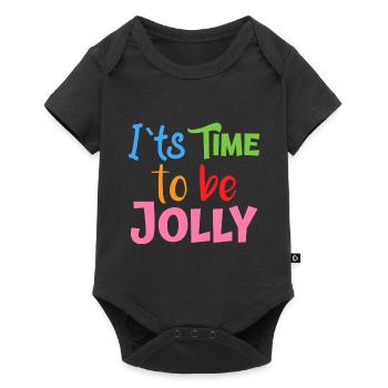 jolly's time - Baby Premium short-sleeve bodysuit - black - Front