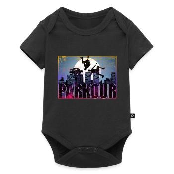Parkour Freerunner Traceur Le Parcour parkourshirt - Body à manches courtes Premium Bébé - noir - Devant
