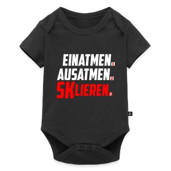 Eskalieren SKlieren sklieren | Farbe änderbar - Baby Premium Kurzarmbody - Schwarz - Vorne