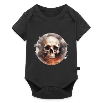 Monster Monster Demon Devil Vampire Guhl Zombie - Baby Premium short-sleeve bodysuit - black - Front