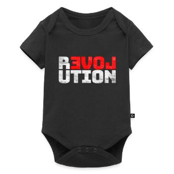 Revolution LOVE - Baby Premium short-sleeve bodysuit - black - Front