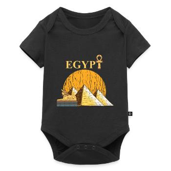 Egypt Pharaoh Egyptian Pyramid Gift - Baby Premium short-sleeve bodysuit - black - Front