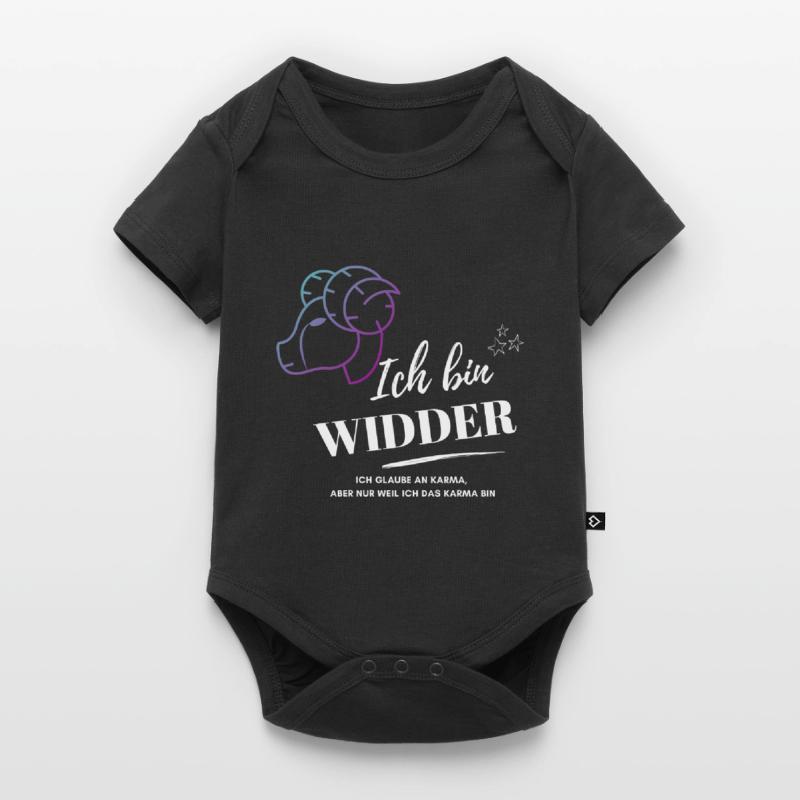 Ich bin Widder - Ich bin das Karma Sternzeichen Baby Premium Kurzarmbody