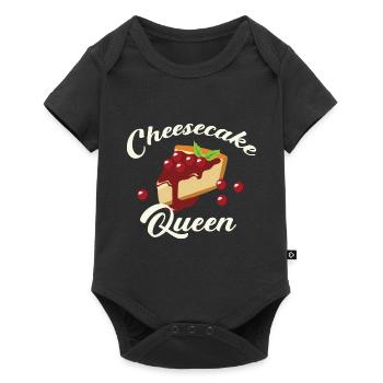 Cheesecake Cheesecake Queen - Baby Premium short-sleeve bodysuit - black - Front
