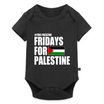 Free palestine fridays for palestine - Baby Premium short-sleeve bodysuit - black - Front