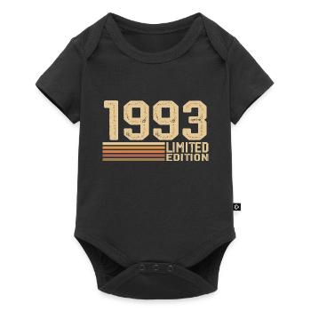 Born in 1993 Birthday - 1993 Gift Vintage 1993 - Baby Premium short-sleeve bodysuit - black - Front