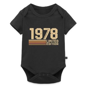 Born in 1978 Birthday - 1978 Gift Vintage 1978 - Baby Premium short-sleeve bodysuit - black - Front
