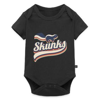 Retro putesse Skunks - Body à manches courtes Premium Bébé - noir - Devant