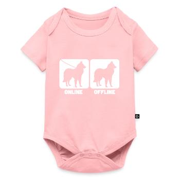 Belgian Shepherd - Baby Premium short-sleeve bodysuit - rose - Front