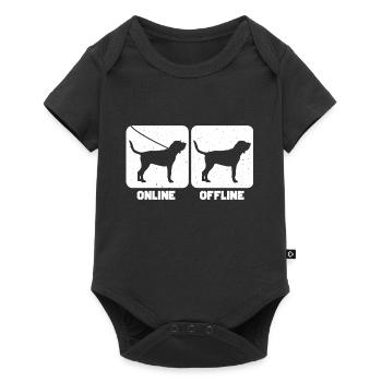 Chien Limier - Body à manches courtes Premium Bébé - noir - Devant