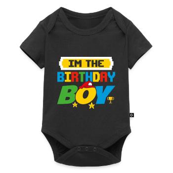 Im The Birthday Boy Game Gaming Family Matching - Baby Premium short-sleeve bodysuit - black - Front