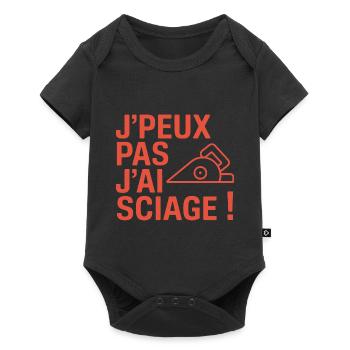 I can't I sawed - Baby Premium short-sleeve bodysuit - black - Front