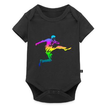 Football - Body à manches courtes Premium Bébé - noir - Devant
