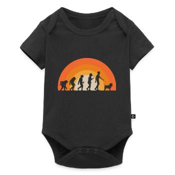 Chiens Affenpinscher - Body à manches courtes Premium Bébé - noir - Devant