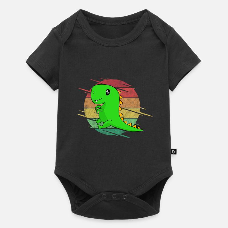 Dinosaure - Body à manches courtes Premium Bébé - noir