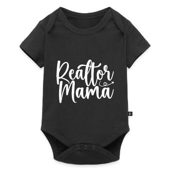 Realtor Mama - Body à manches courtes Premium Bébé - noir - Devant