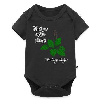 Find me in the grass... broad-leaved goby - Baby Premium short-sleeve bodysuit - black - Front