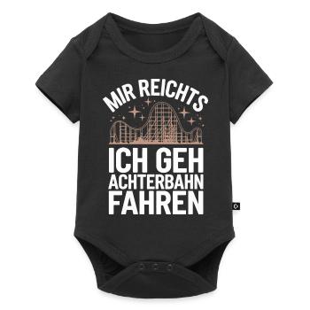 Roller Coaster Amusement Park Roller Coaster - Baby Premium short-sleeve bodysuit - black - Front
