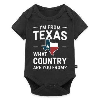 Texas State Texans Texas - Baby Premium short-sleeve bodysuit - black - Front