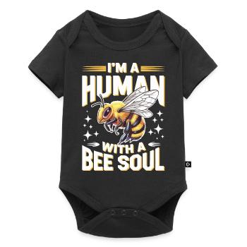 abeille abeille apicultrice abeille abeille - Body à manches courtes Premium Bébé - noir - Devant