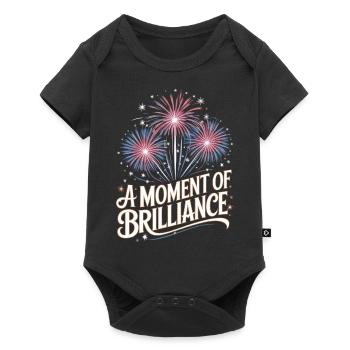 Pyrotechniker Feuerwerk Pyrotechnik - Baby Premium Kurzarmbody - Schwarz - Vorne