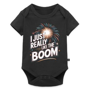 Pyrotechniker Feuerwerk Pyrotechnik - Baby Premium Kurzarmbody - Schwarz - Vorne