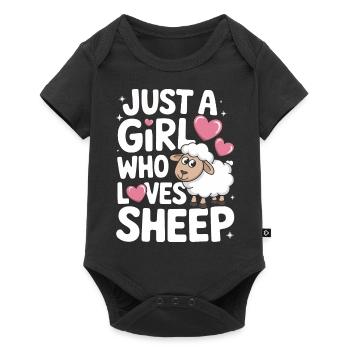 Sheep Sheep Farmer Lamb Farmer - Baby Premium short-sleeve bodysuit - black - Front