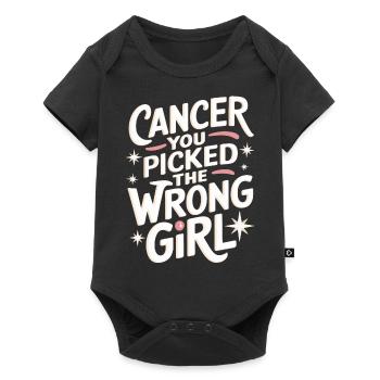 Sensibilisation au cancer Cancer Cancer du sein - Body à manches courtes Premium Bébé - noir - Devant