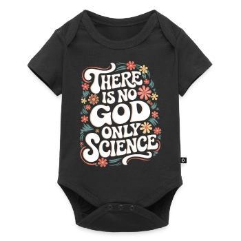 Athéisme, athée, anti-religion, agnostique - Body à manches courtes Premium Bébé - noir - Devant