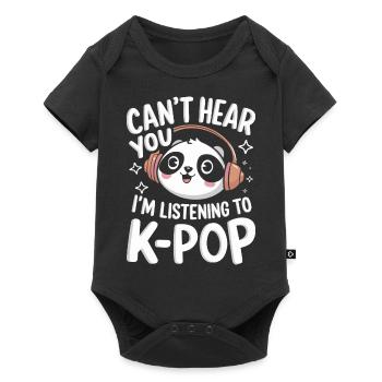 K-Pop Music Korean Pop - Baby Premium short-sleeve bodysuit - black - Front