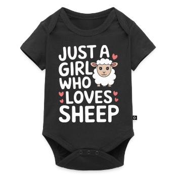 Sheep Sheep Farmer Lamb Farmer - Baby Premium short-sleeve bodysuit - black - Front