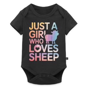 Sheep Sheep Farmer Lamb Farmer - Baby Premium short-sleeve bodysuit - black - Front