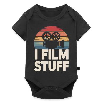 Filmmaker Film Director Cinematographer Film - Baby Premium short-sleeve bodysuit - black - Front
