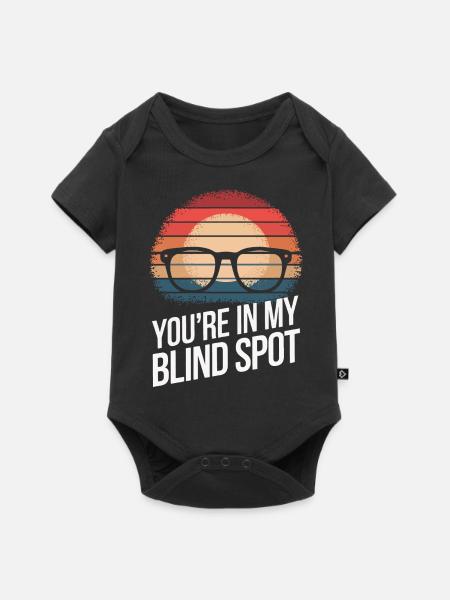 Blinde Blindheit Sehbehinderte Menschen - Baby Premium Kurzarmbody - Schwarz