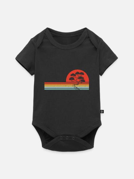 Bonsai - Baby Premium Kurzarmbody - Schwarz